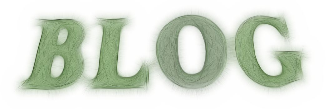 blog made from grass in 2d software