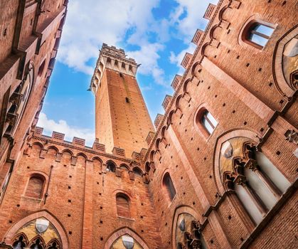 The city is famous for its artistic heritage and for the Palio delle Contrade race, often abbreviated as Palio, a spectacular horse race which sees the town's contrade (parishes and districts) compete twice a year, on July 2. and August 16. It is included in the UNESCO World Heritage List.