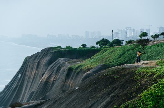 View from the Malecón de Miraflores, Lima - Peru
