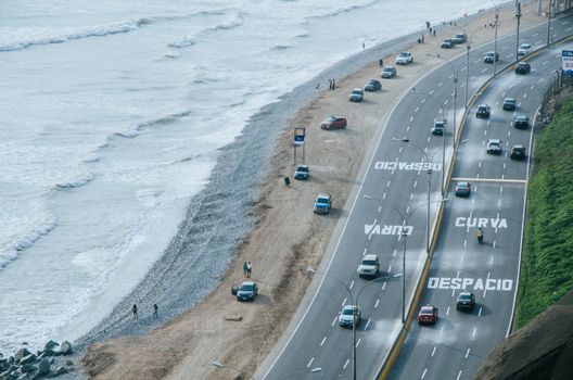 View from the Malecón de Miraflores, Lima - Peru