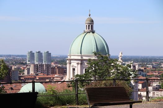 dome of the cathedral of Brescia in northern Italy