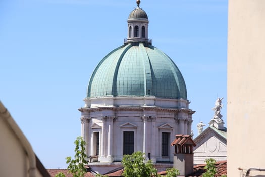 dome of the cathedral of Brescia in northern Italy