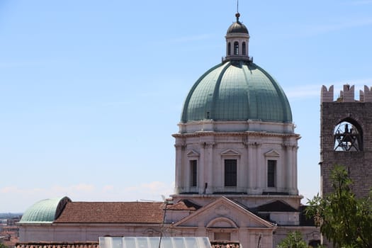 dome of the cathedral of Brescia in northern Italy