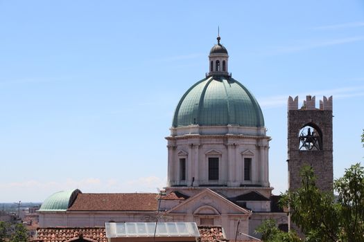 dome of the cathedral of Brescia in northern Italy