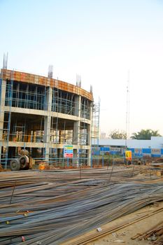 Kurukshetra, India - April 2016 : new construction of building in Kurukshetra