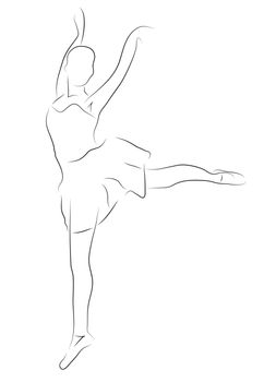 ballet dancer made in 2d software