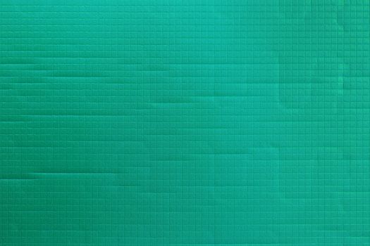 aqua menthe sport or yoga foam mat surface flat texture and background.