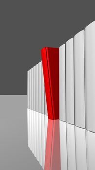Red Book made in 3d software