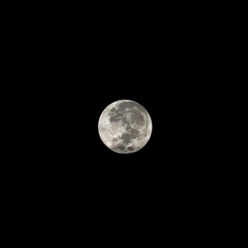 The moon on Thursday 26 November 2015 5:00 Bangkok, Thailand. Phase Full Moon