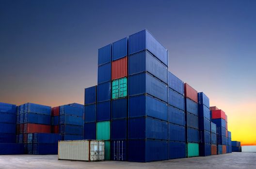 Container yard in the business of import-export industry