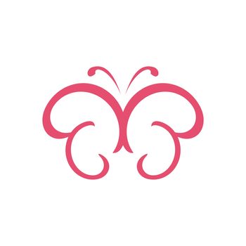 Ornamental Butterfly vector Logo Template Illustration Design. Vector EPS 10.