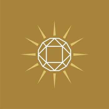 Diamond Logo Template icon vector logo template Illustration Design. Vector EPS 10.