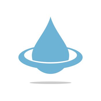 Planet of Drop Water Logo Template Illustration Design. Vector EPS 10.