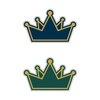 Decorative Crown Logo Template Illustration Design. Vector EPS 10.