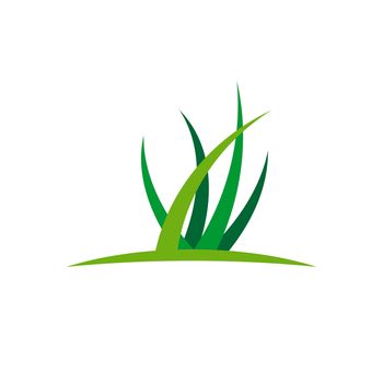 Green Grass vector Logo Template Illustration Design. Vector EPS 10.