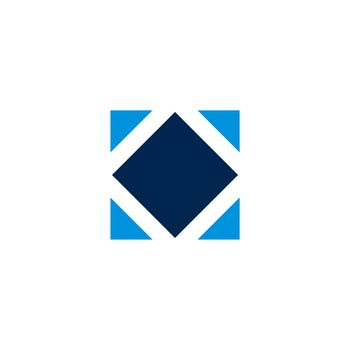 Abstract Blue Diamond Pattern Logo Template Illustration Design. Vector EPS 10.