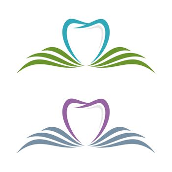 Tooth and Wing Dental Logo Template Illustration Design. Vector EPS 10.