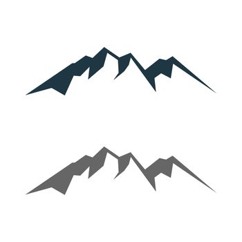 Mountain icon Logo vector Template Illustration Design. Vector EPS 10.