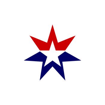 US Star vector Logo Template Illustration Design. Vector EPS 10.