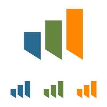 Finance Stock Exchange Statistic Logo Template Illustration Design. Vector EPS 10.