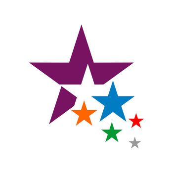 Celebrate Stars vector Logo Template Illustration Design. Vector EPS 10.