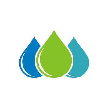 Colorful Drop Water Logo Template Illustration Design. Vector EPS 10.
