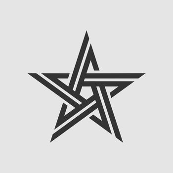 Lines Star vector Logo Template Illustration Design EPS 10