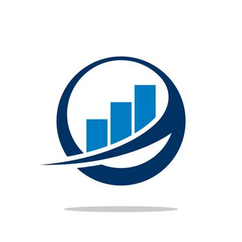 Stock Exchange Finance and Advisory Logo Template Illustration Design EPS 10