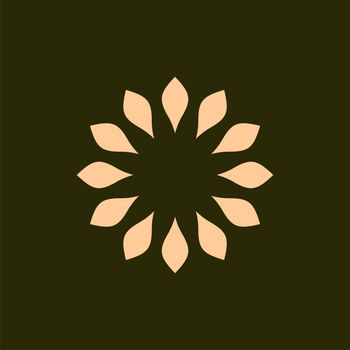 Natural Spa Flower Ornamental Logo Template Illustration Design EPS 10