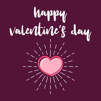 Happy Valentine's Day letter vector template Illustration Design EPS 10