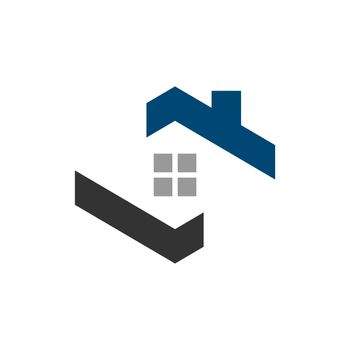 Roof Real Estate Logo Template Illustration Design Illustration Design. Vector EPS 10.