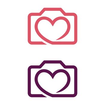 Camera icon vector Logo Template Illustration Design. Vector EPS 10.