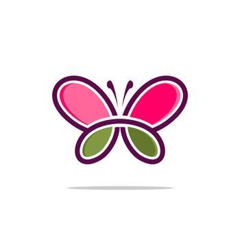 Butterfly Colorful Ornamental Logo Template Illustration Design. Vector EPS 10.