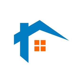 Roof Real Estate Logo Template Illustration Design. Vector EPS 10.