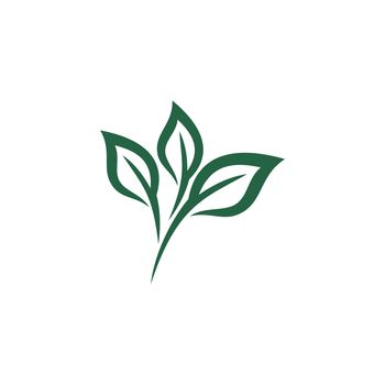 Green Leaf Ecology Logo Template Illustration Design. Vector EPS 10.