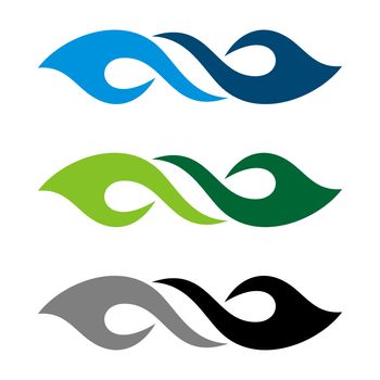 Infinity Wave vector Logo Template Illustration Design Illustration Design