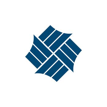 Abstract Blue Stock Bar Logo Illustration Design. Vector EPS 10.