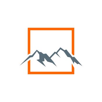 Mountain logo template Illustration Design. Vector EPS 10.