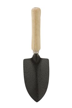 A garden hand trowel isolated on white with clipping path