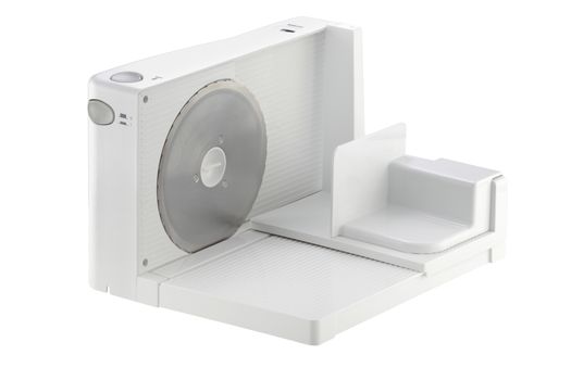 A food slicer isolated on white with clipping path