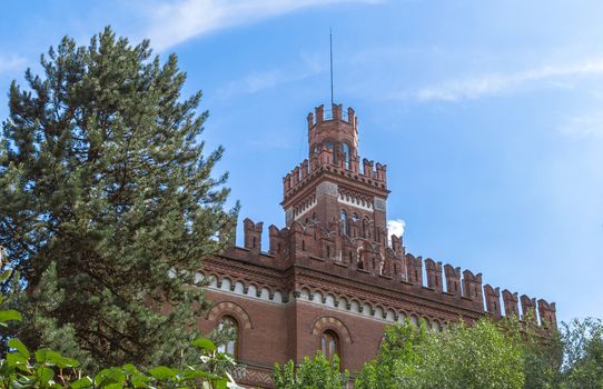 Villa Crespi was the manor house of the Crespi family in the homonymous workers' village of Crespi d'Adda. Capriate San Gervasio, Bergamo / Italy - June 15 2018.