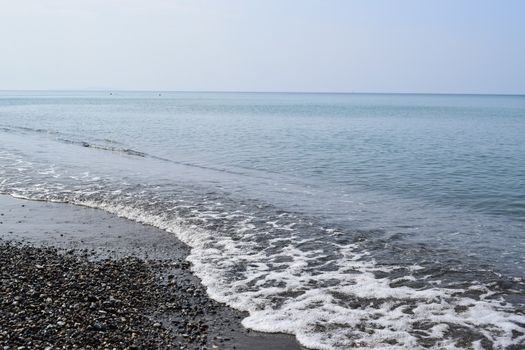 Beach and sea of Marina di Cecina, Maremma, Tuscany, Italy, Europe