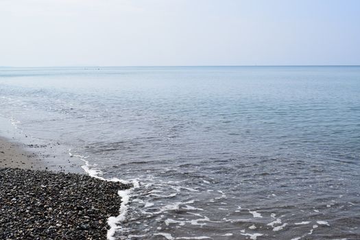 Beach and sea of Marina di Cecina, Maremma, Tuscany, Italy, Europe