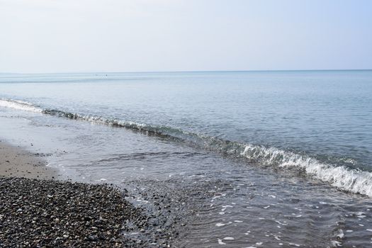 Beach and sea of Marina di Cecina, Maremma, Tuscany, Italy, Europe