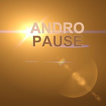 word andropause on optical flares  background