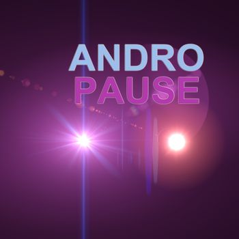 word andropause on optical flares  background