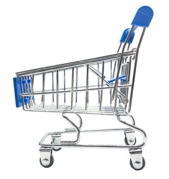 Shopping cart, isolated on white with clipping path include.