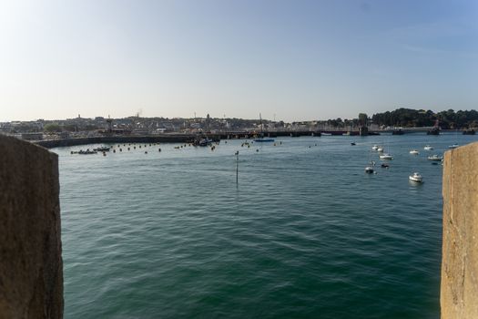 Travel in San Malo architecture streets and castle tourism