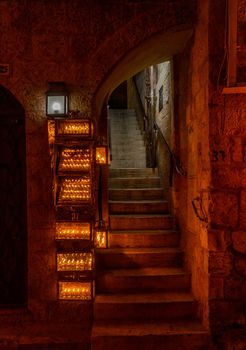 Jewish holiday chanuka celebration in israel jerusalem