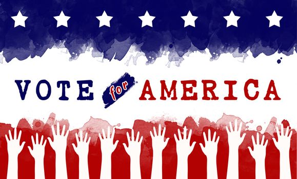 vote for America, election concept